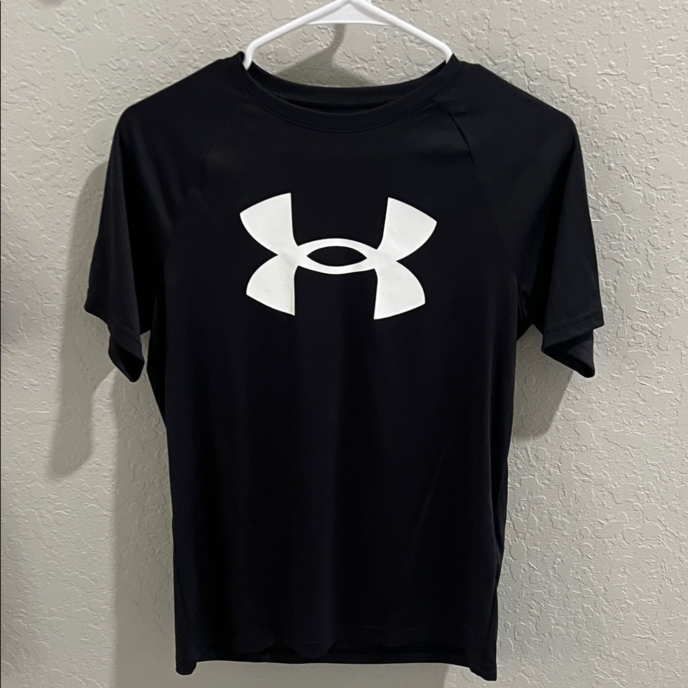 Under Armour Black Shirt with White Emblem